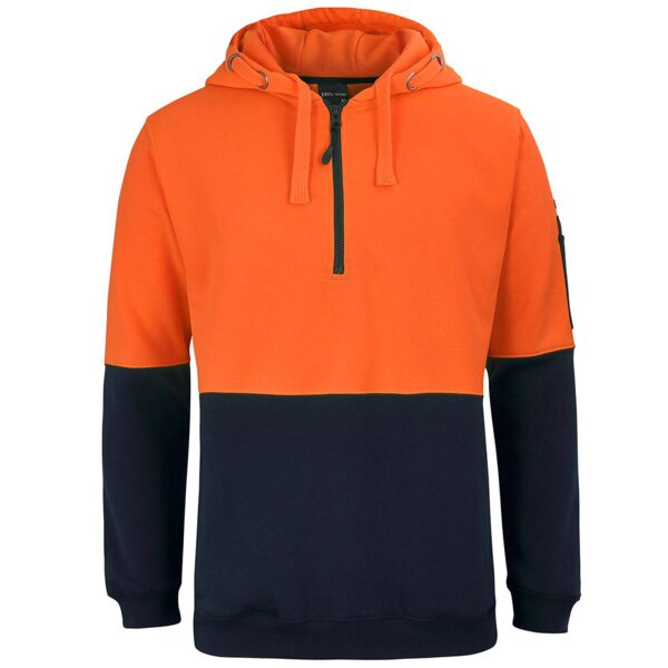 JB's Hi Vis 1/2 Zip Hoodie Thumbnail