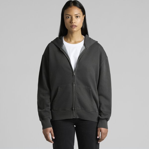 AS Colour Womens Relax Faded Zip Hoodie Thumbnail