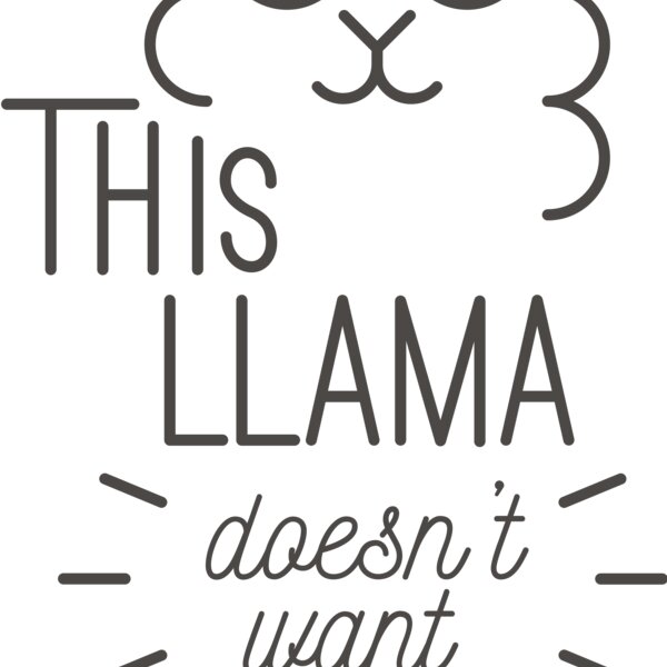This Llama Doesn't Want Your Drama Thumbnail